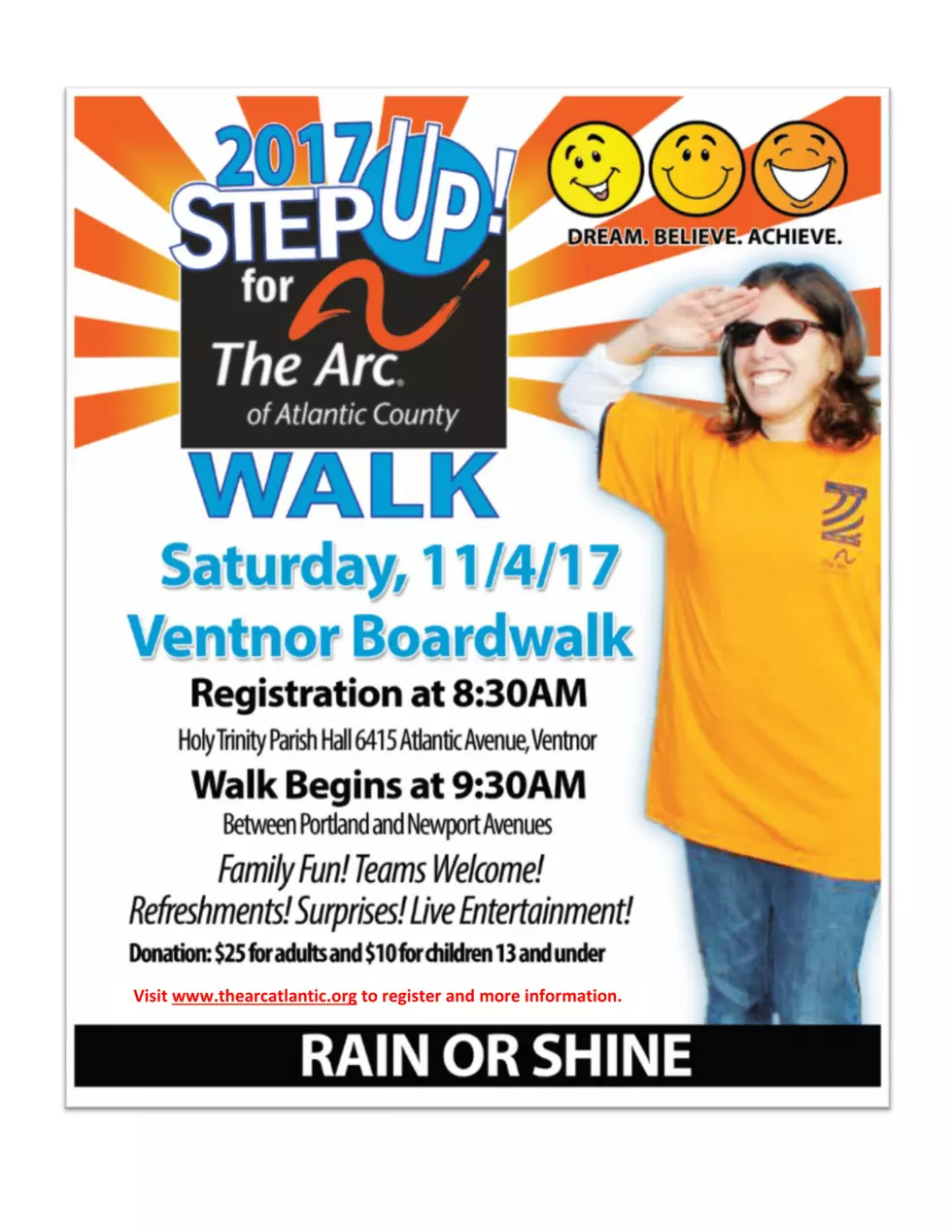 Step Up for the Arc Walk